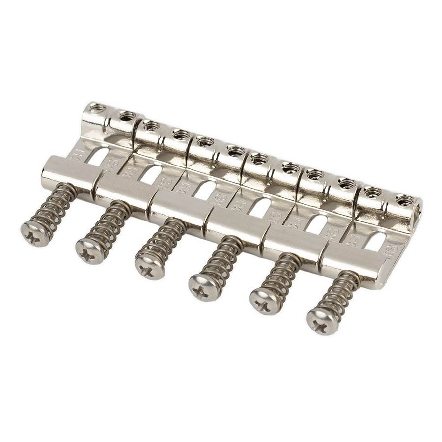 highwood vintage s-style bridge saddles 10.5mm nickel set of 6