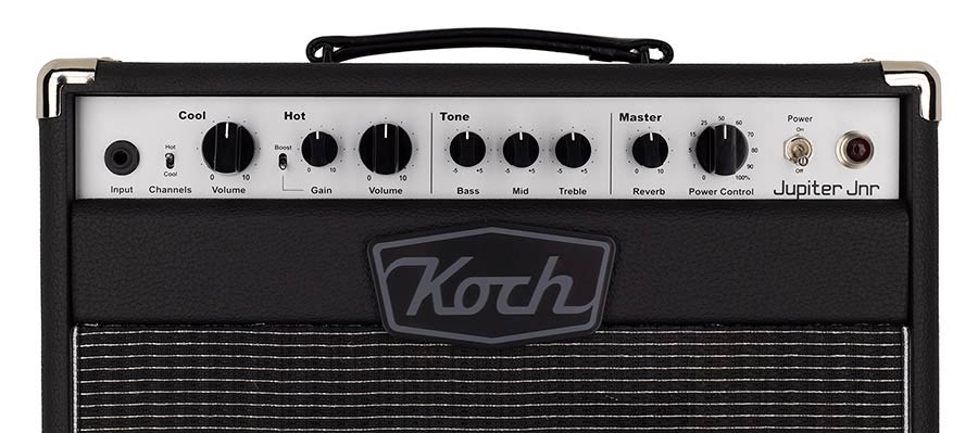 Koch Jupiter Jr 20W Combo 1x10-inch Black front panel