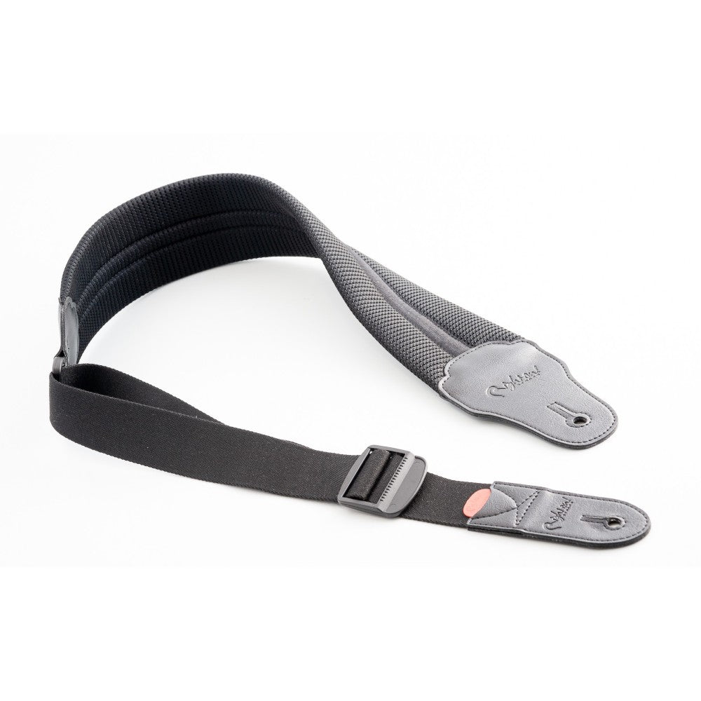 righton vegan bass strap 8cm breatheable black folded