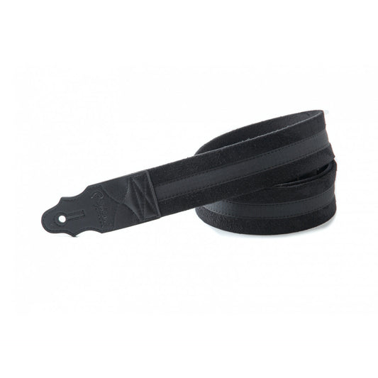 righton vegan guitar strap black striped