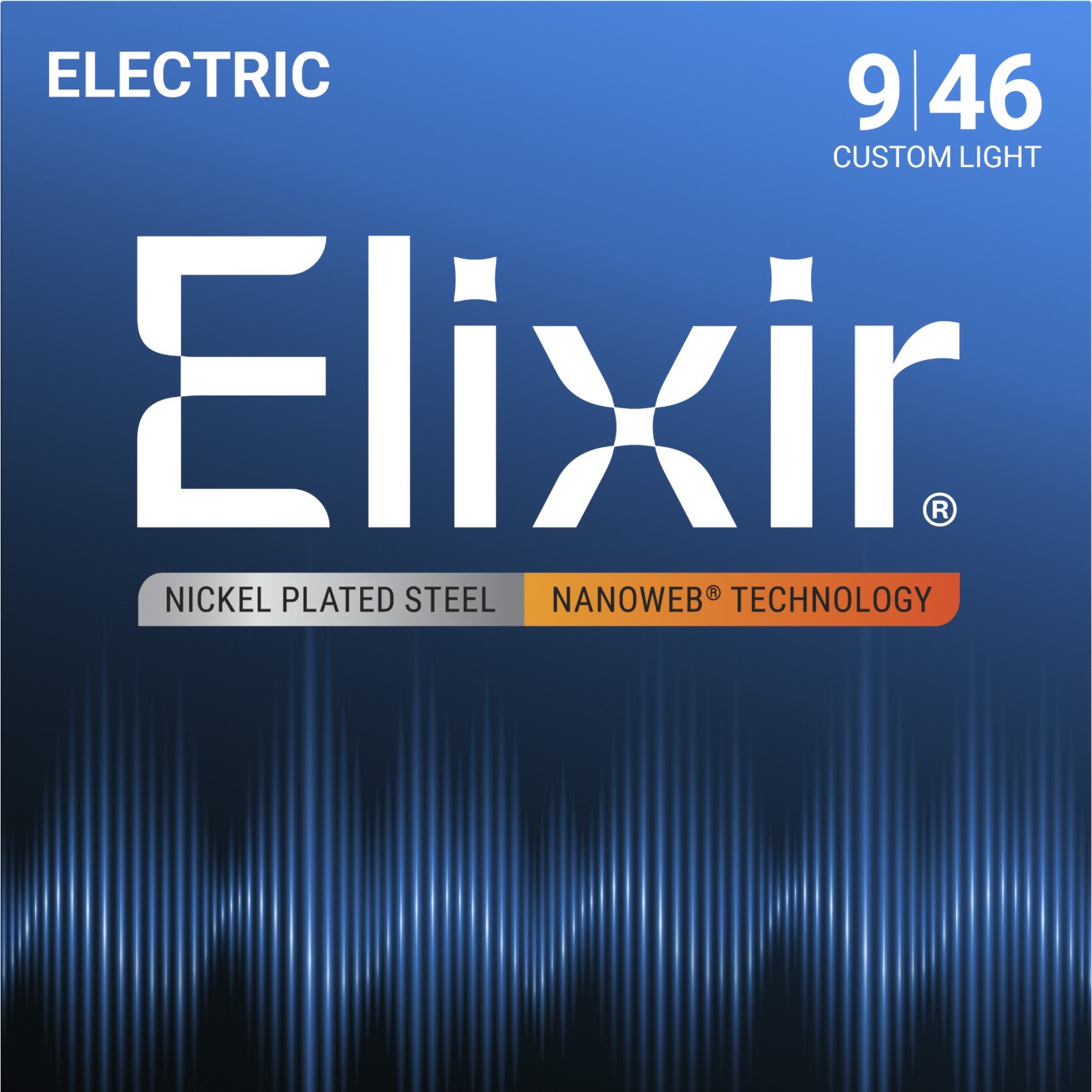 elixir nanoweb electric guitar strings 9-46