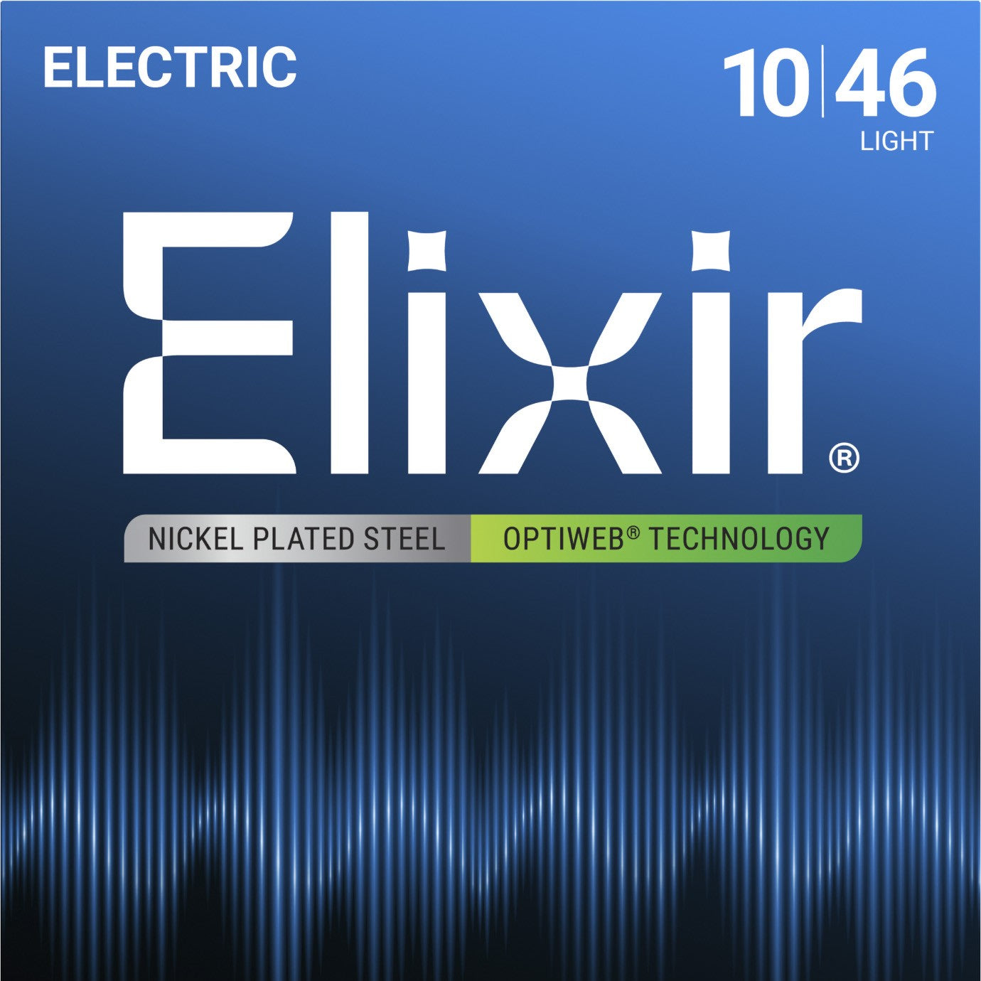 elixir optiweb electric guitar strings 10-46