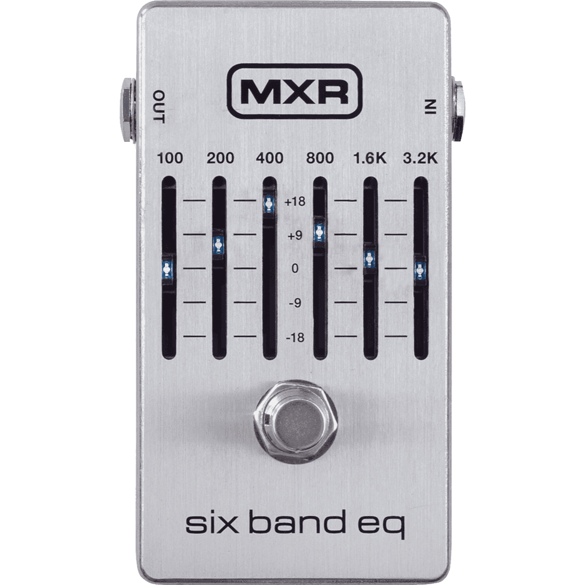 mxr m109s six band eq graphic equalizer pedal