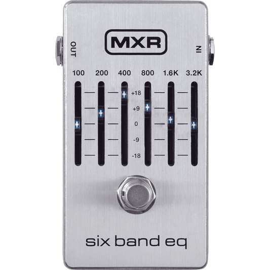 mxr m109s six band eq graphic equalizer pedal