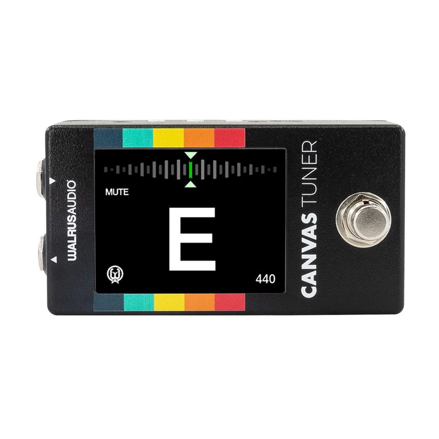walrus audio canvas tuner pedalboard tuner with horizontal display